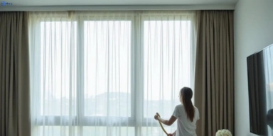 Delicate sheer drape cleaning kedron Matty Curtain Cleaning