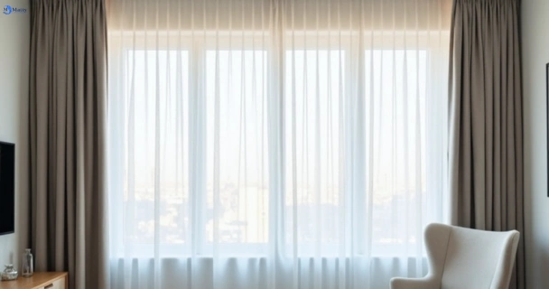 Freshly steam cleaned curtains in kedron QLD